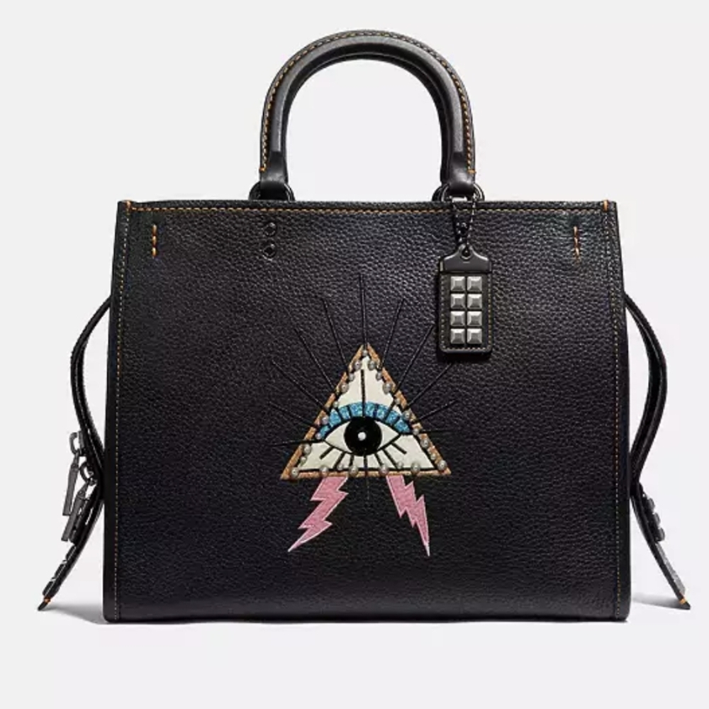 Coach Rogue Bag With Pyramid Eye
